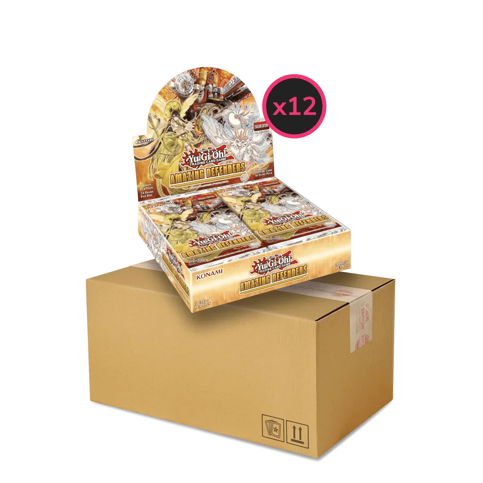 Yu-Gi-Oh! – Amazing Defenders – Display Case (12x Booster Boxes)