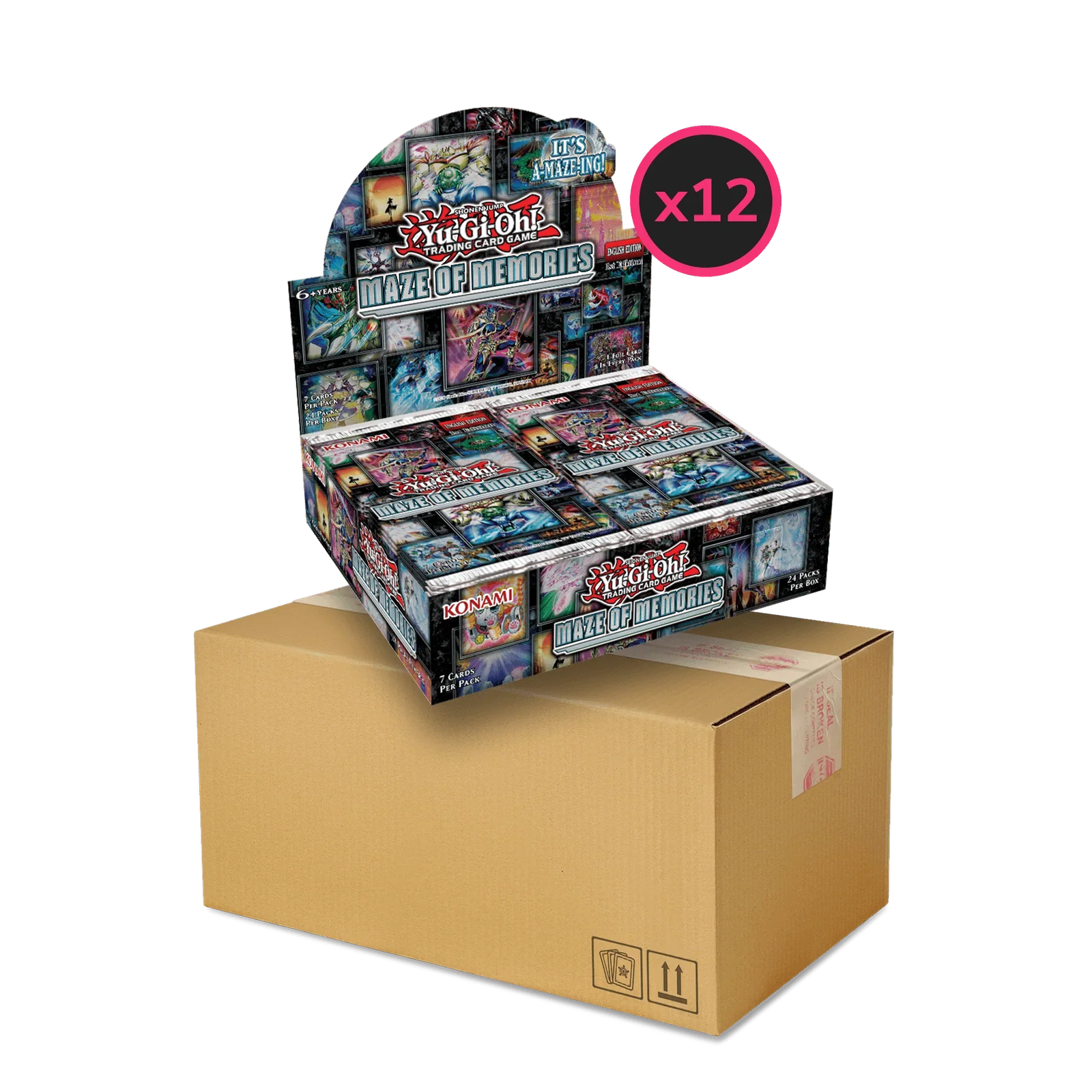 Yu-Gi-Oh! – Maze of Memories – Display Case (12x Booster Boxes)