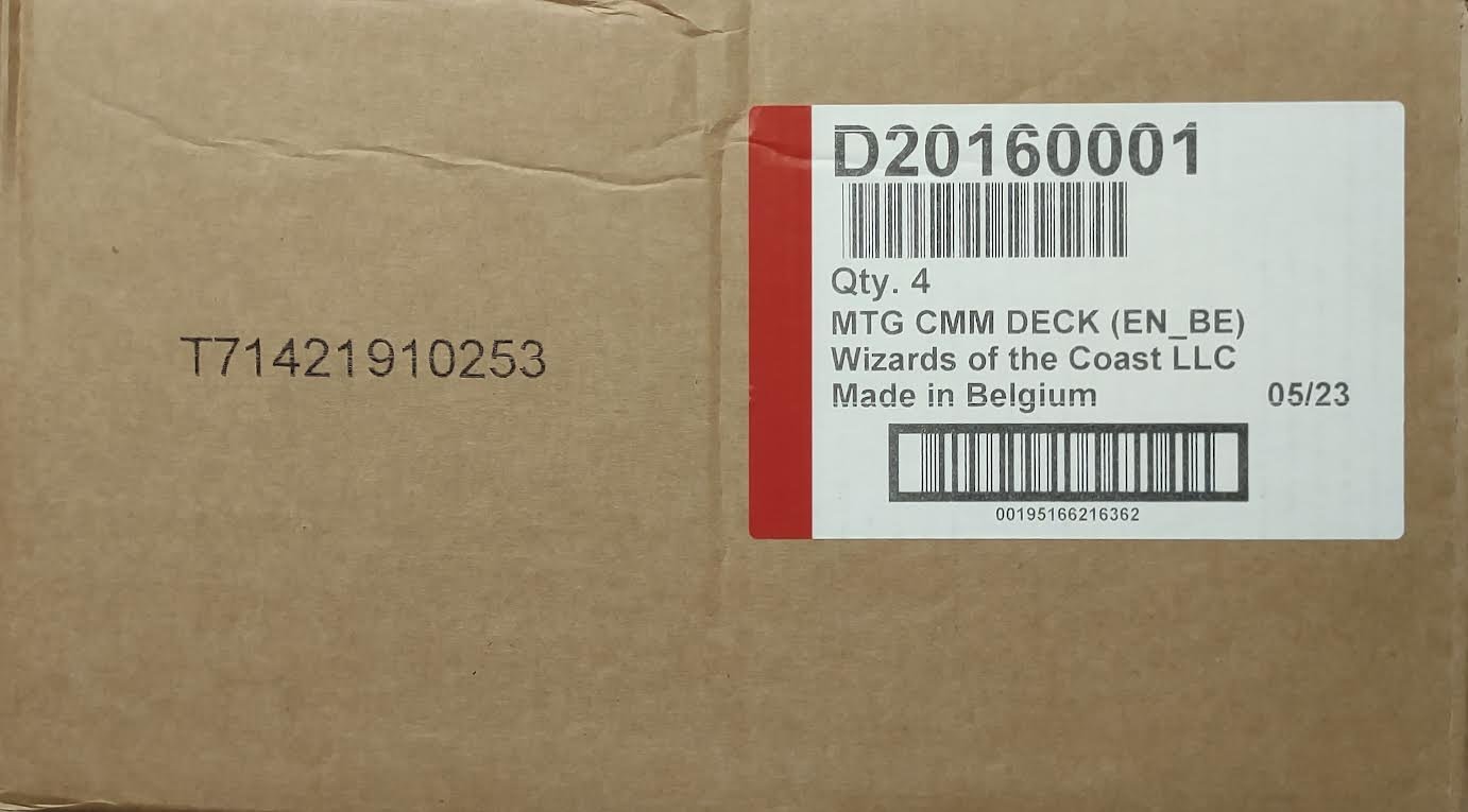 Magic the Gathering Commander Masters Commander Deck