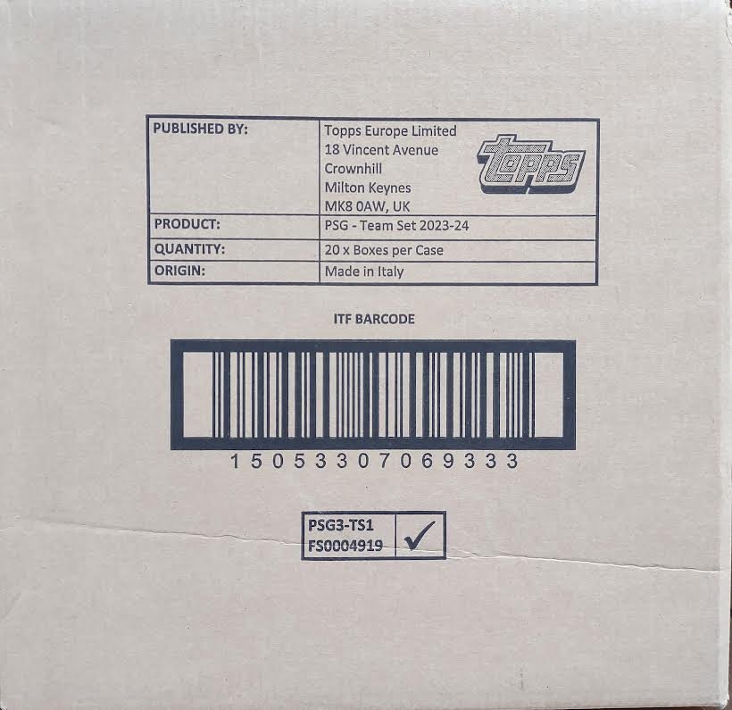 2023/24 Topps Paris Saint-Germain PSG Team Set Soccer