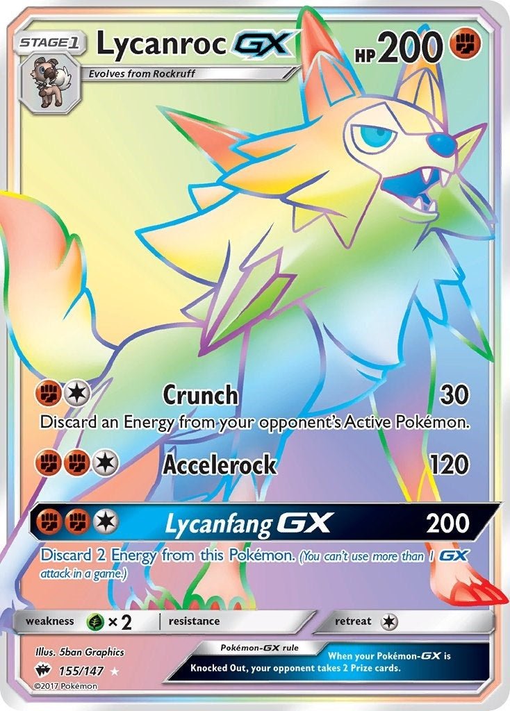 Lycanroc GX (Secret) (155) (SM03)