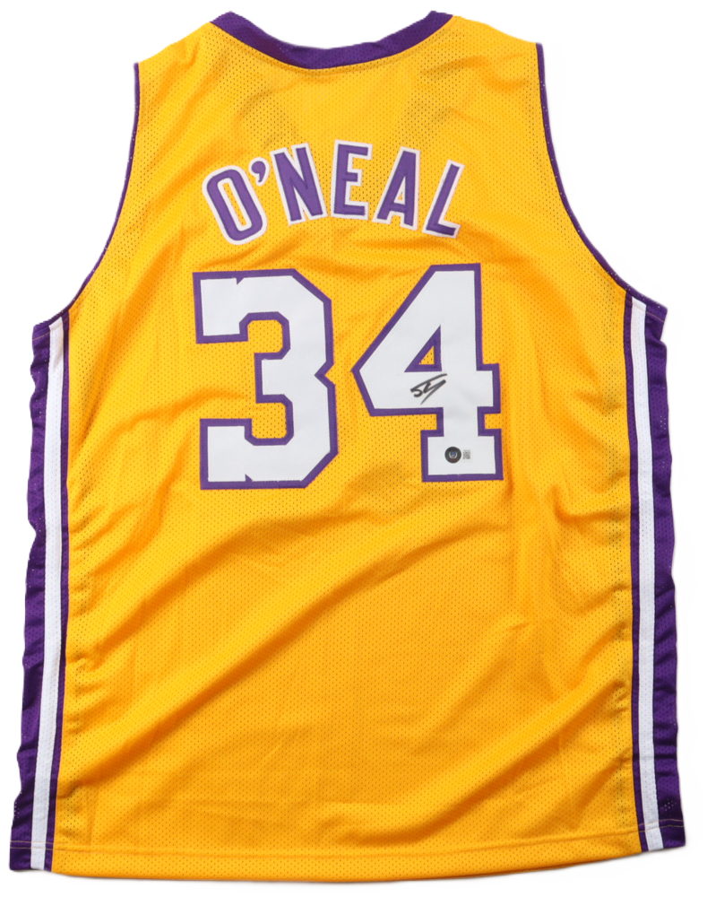 Shaquille O’Neal Signed Autographed Custom Jersey (Beckett)