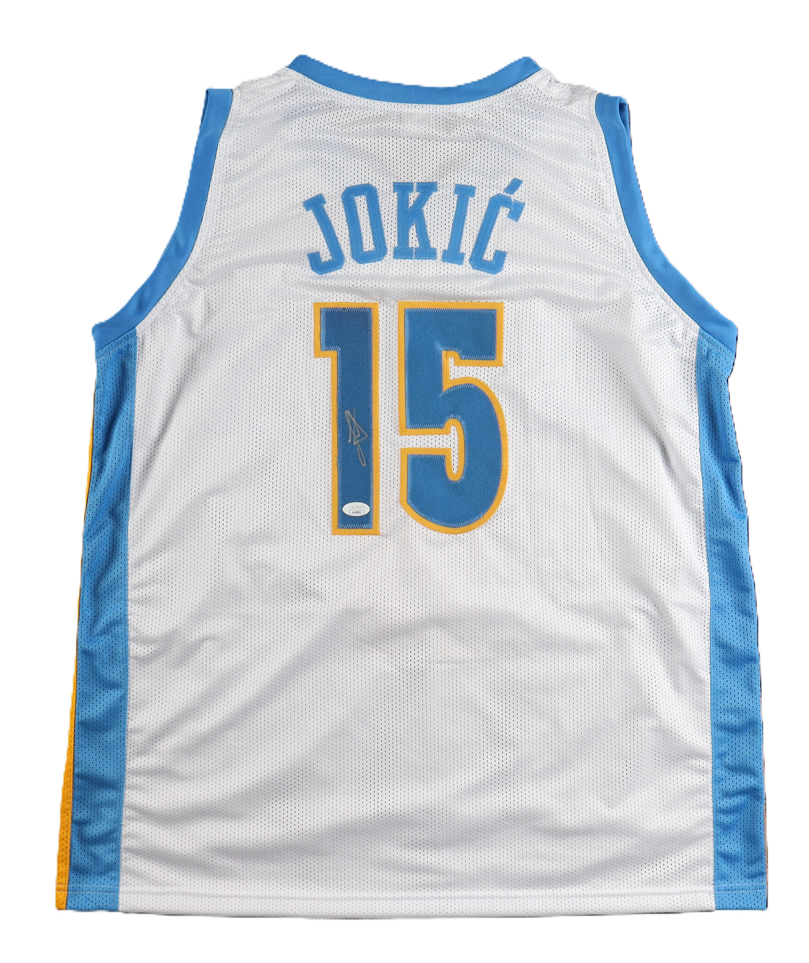 Nikola Jokic Signed Autographed Custom Jersey (JSA)