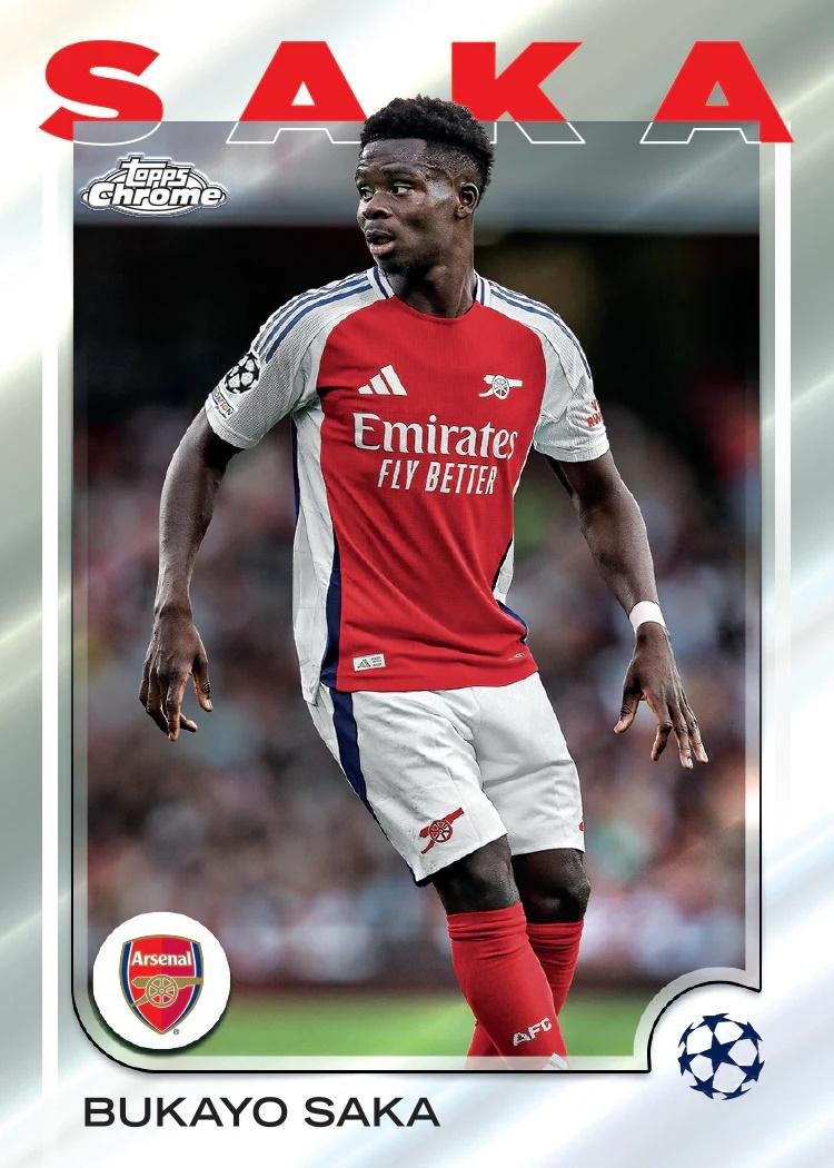 2024/25 Topps Chrome UEFA Club Competitions Soccer Hobby Jumbo - Image 20