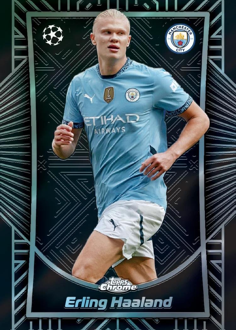 2024/25 Topps Chrome UEFA Club Competitions Soccer Hobby Jumbo - Image 17