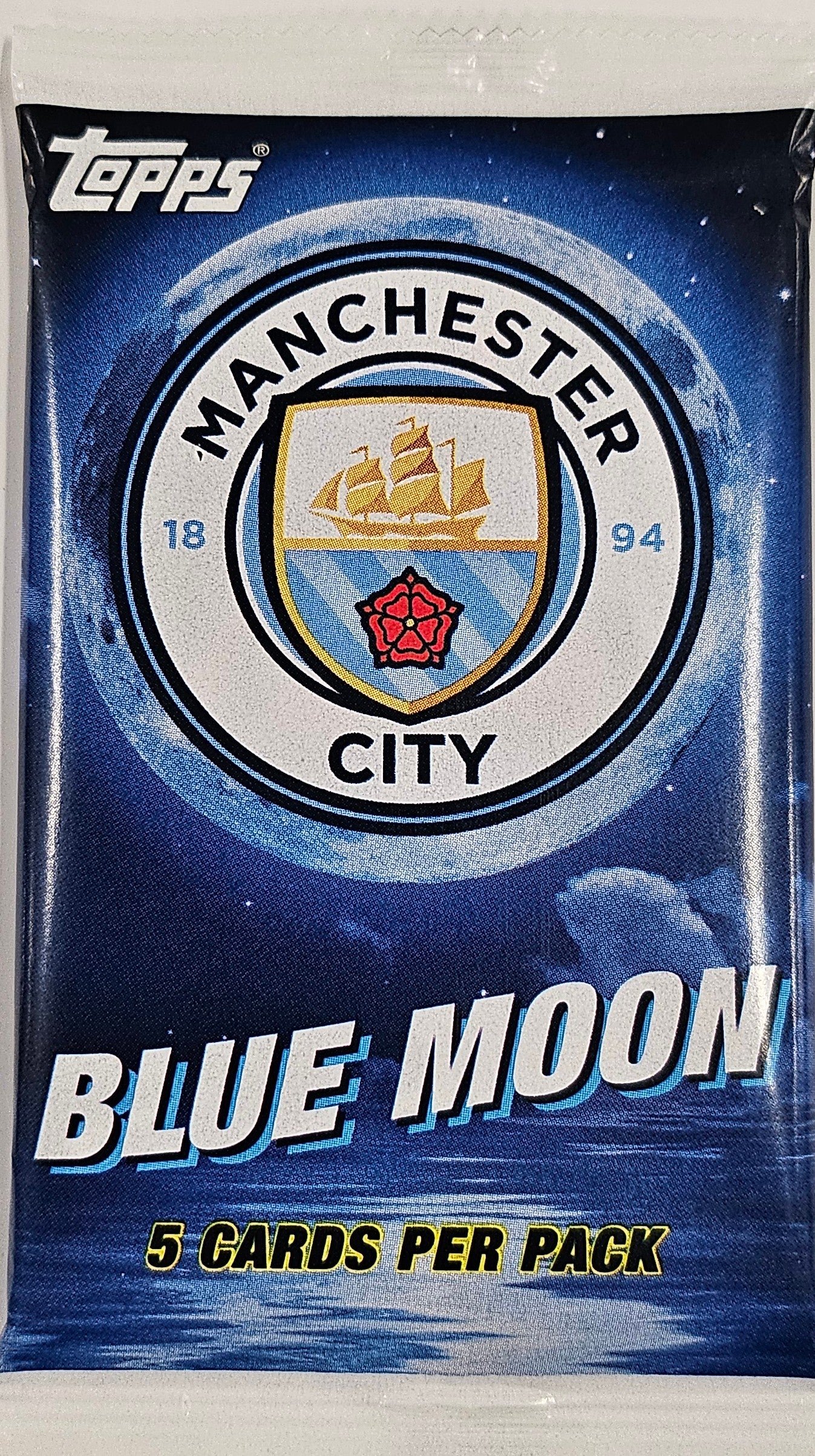2024/25 Topps Manchester City Blue Moon Soccer Hobby - Image 3