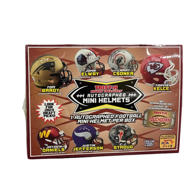2024 Tristar Hidden Treasures Football Mini Helmet – Box