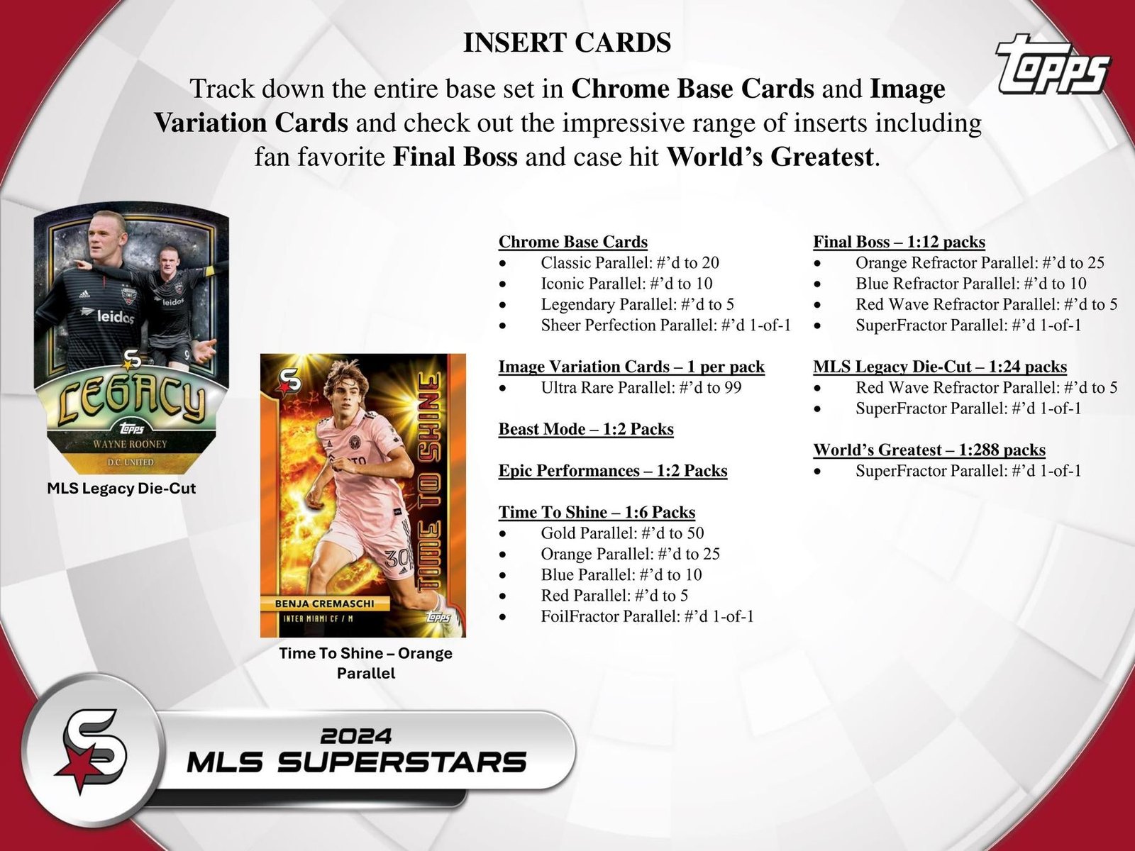 2024 Topps Superstars MLS Major League Soccer 9-Pack Blaster - Image 5