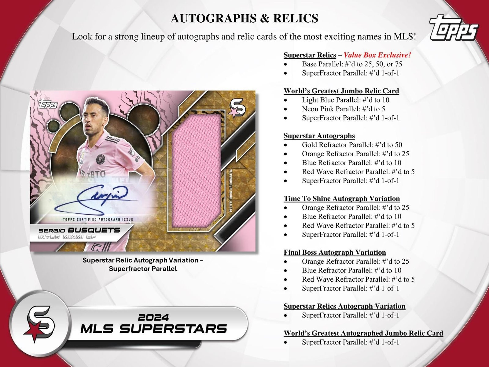 2024 Topps Superstars MLS Major League Soccer 9-Pack Blaster - Image 6