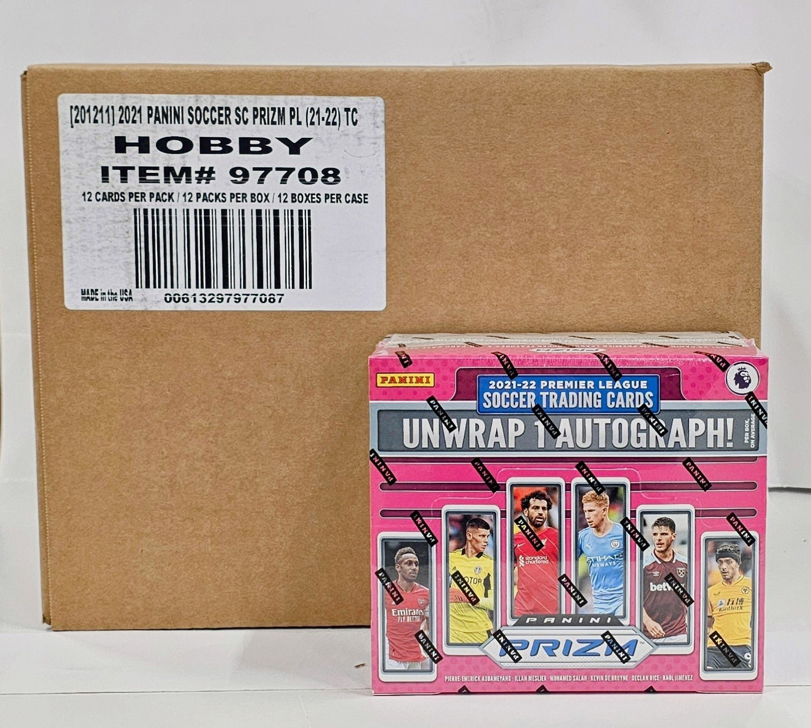 2021/22 Panini Prizm Premier League EPL Soccer Hobby Box