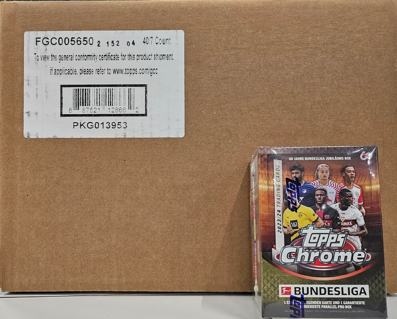 2023/24 Topps Chrome Bundesliga Soccer 7-Pack Blaster