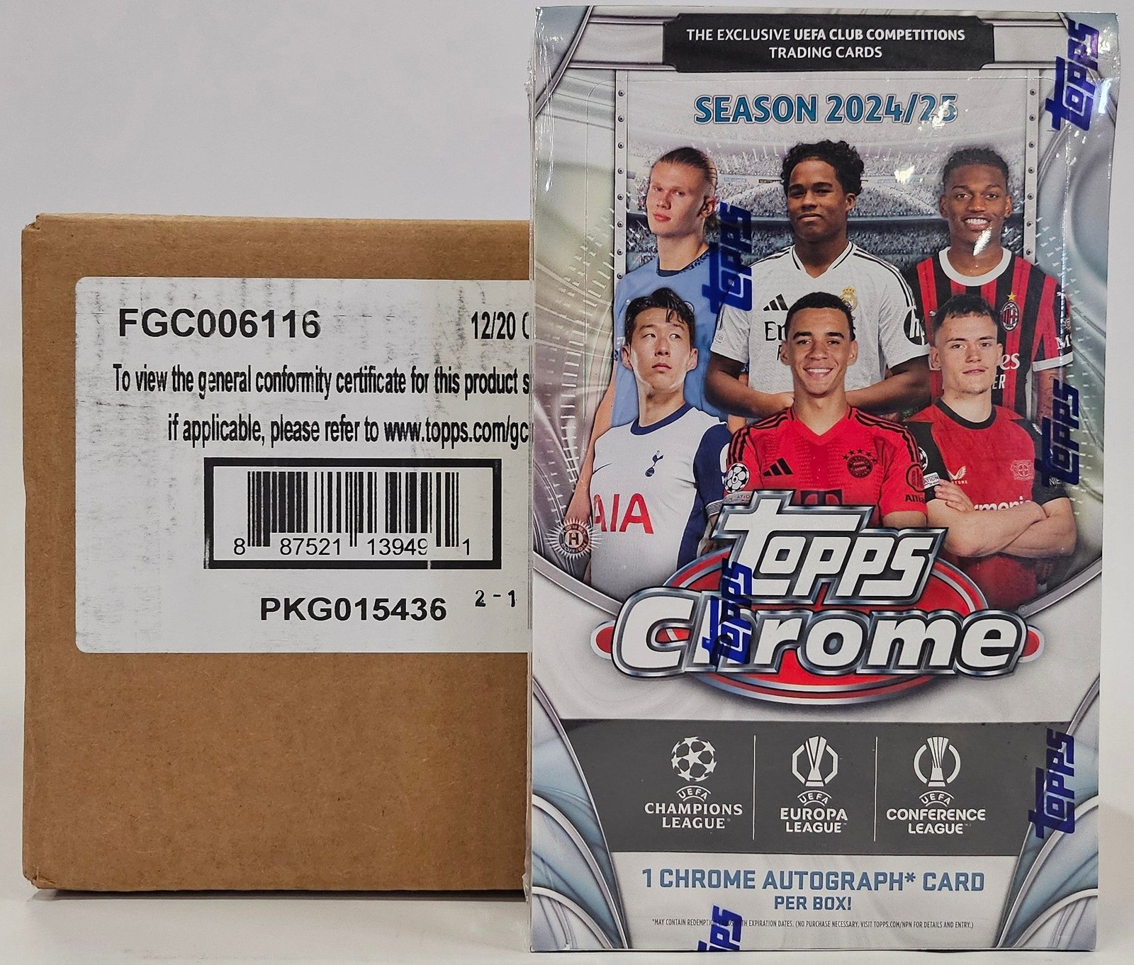 2024/25 Topps Chrome UEFA Club Competitions Soccer Hobby