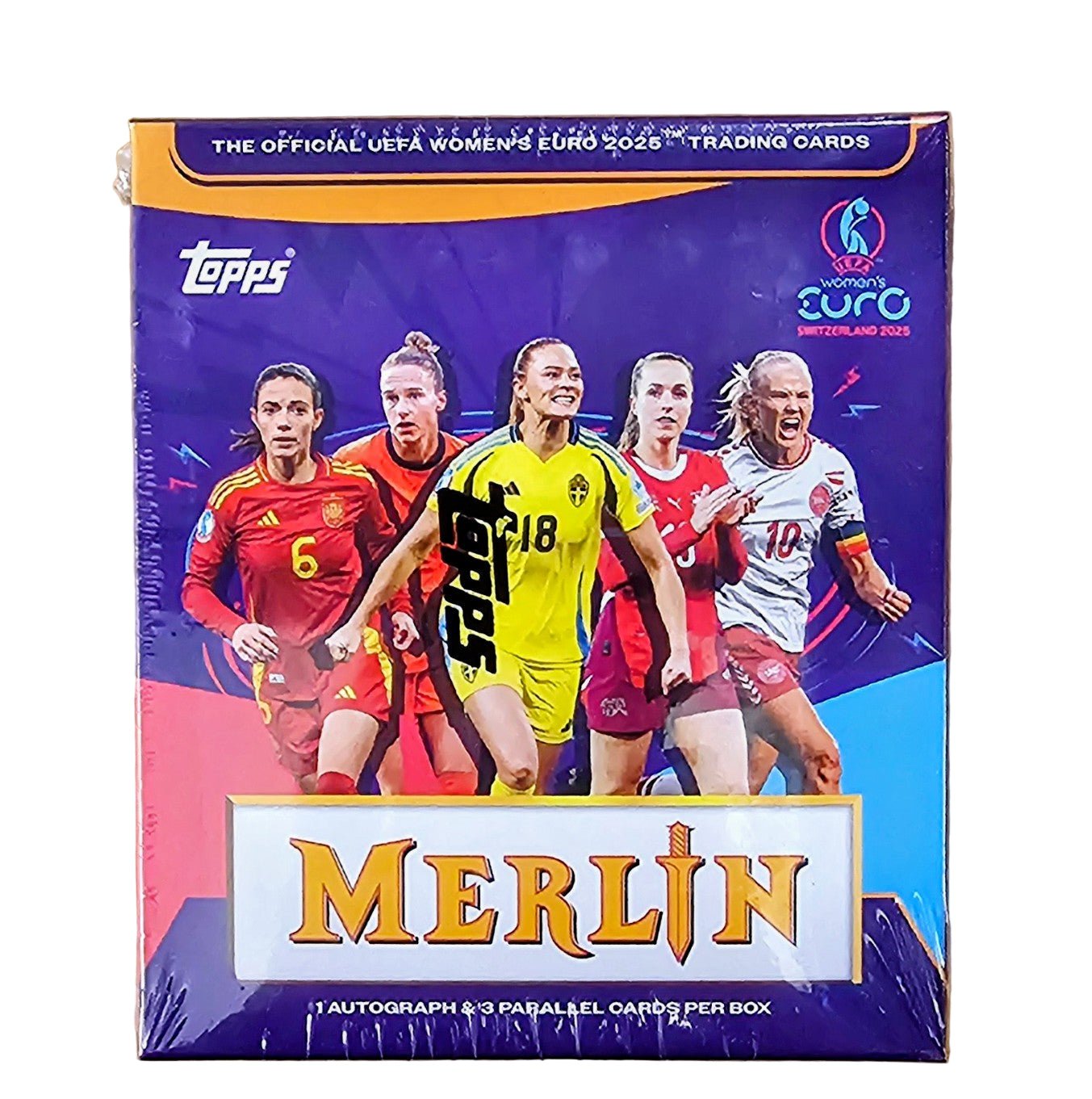 2024/25 Topps Merlin UEFA Women’s Euros Soccer Hobby Box