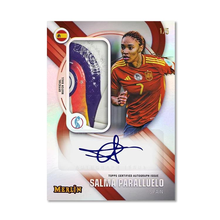 2024/25 Topps Merlin UEFA Women's Euros Soccer Hobby Box - Image 3