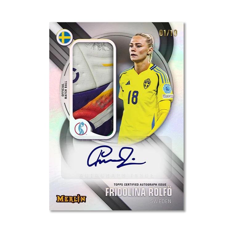 2024/25 Topps Merlin UEFA Women's Euros Soccer Hobby Box - Image 7