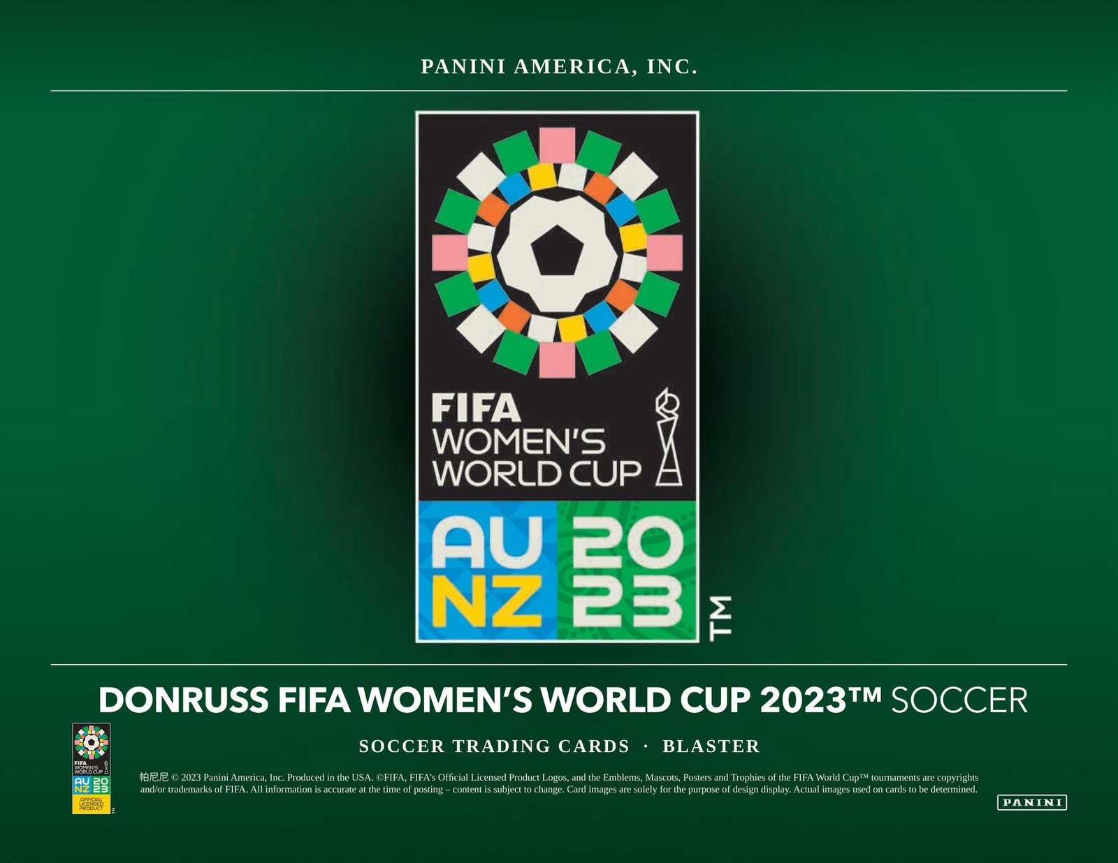 2023 Panini Donruss Soccer FIFA Women's World Cup Blaster Box - Image 3