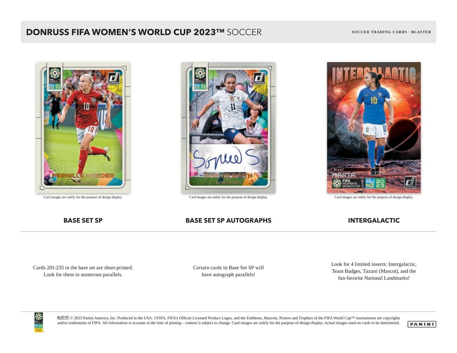 2023 Panini Donruss Soccer FIFA Women's World Cup Blaster Box - Image 5
