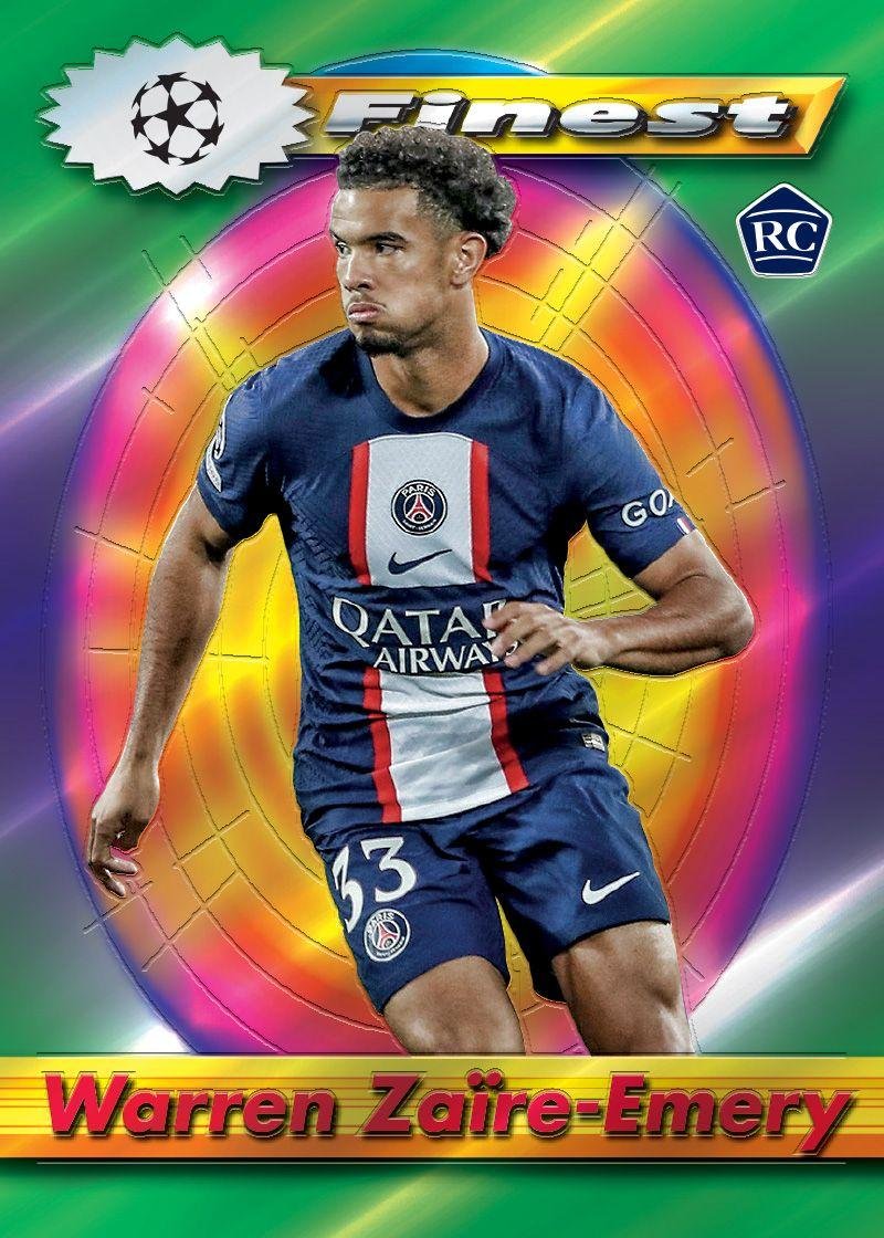 2022/23 Topps Finest Flashbacks UEFA Club Competitions Soccer Hobby - Image 4
