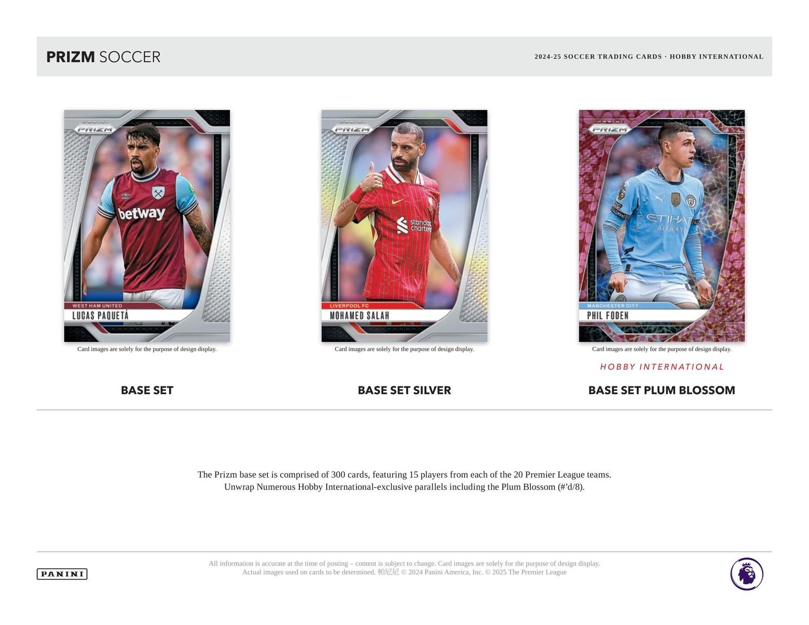 2024/25 Panini Prizm Premier League EPL Soccer International Hobby - Image 4