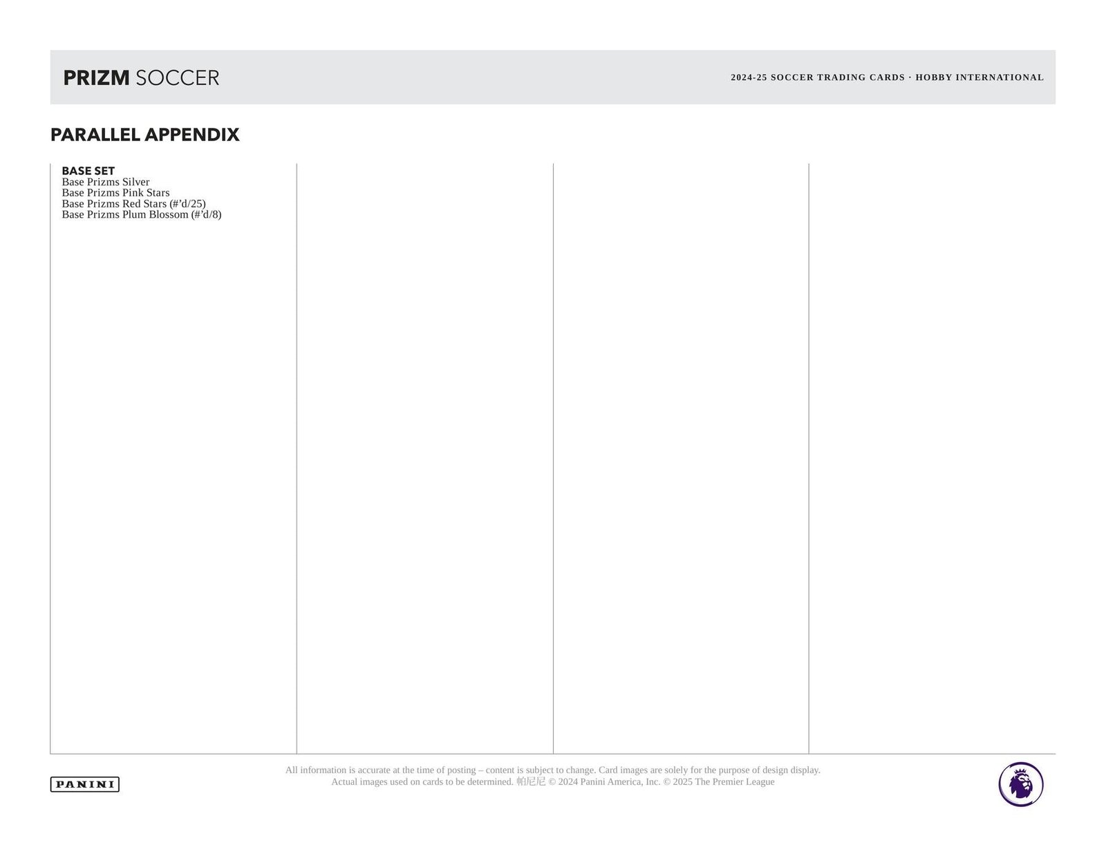 2024/25 Panini Prizm Premier League EPL Soccer International Hobby - Image 9