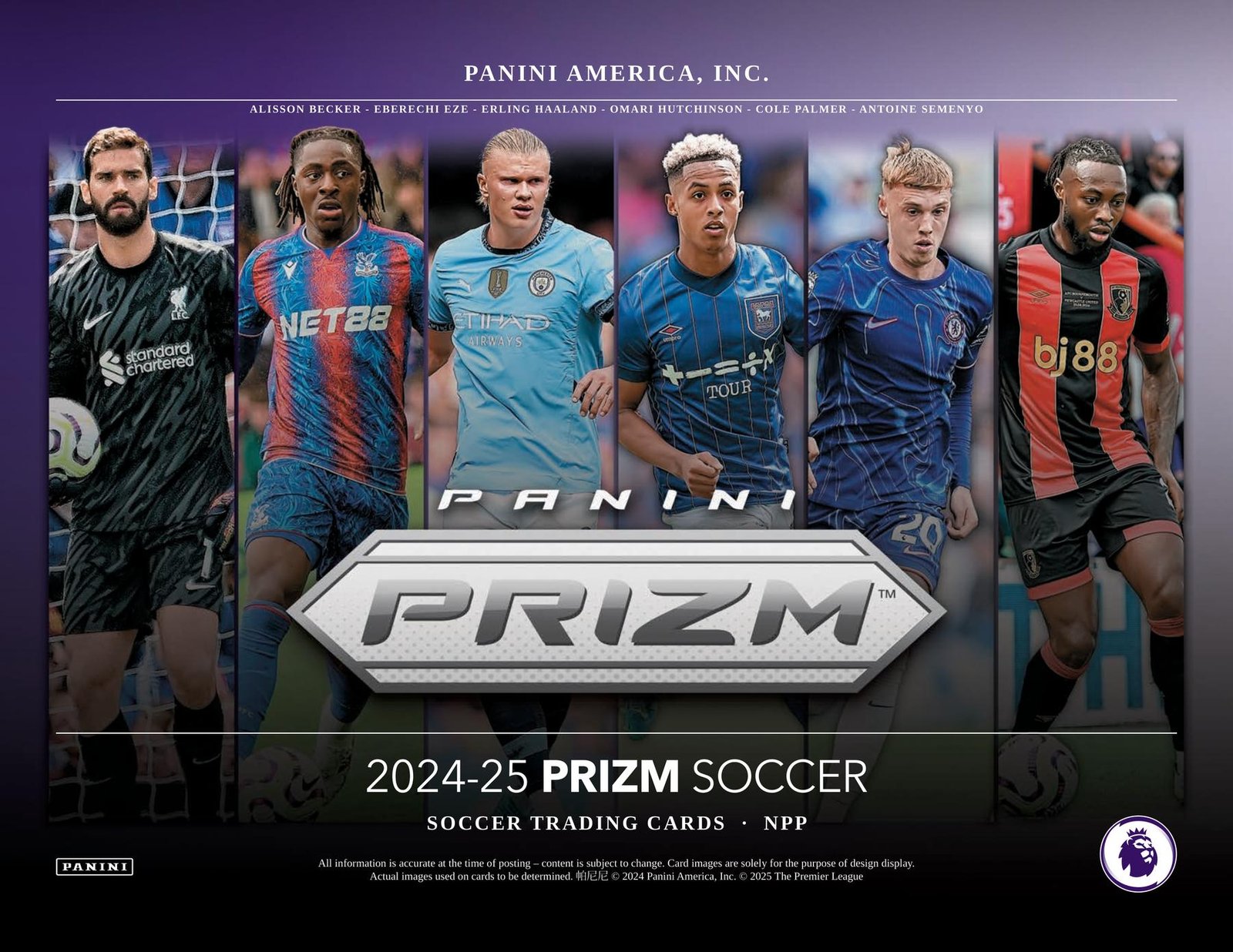 2024/25 Panini Prizm Premier League EPL Soccer Retail 24-Pack - Image 4