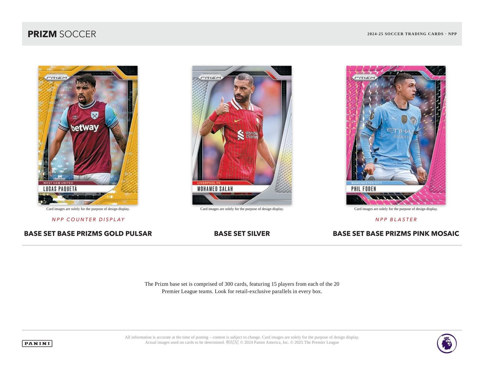 2024/25 Panini Prizm Premier League EPL Soccer Retail 24-Pack - Image 5