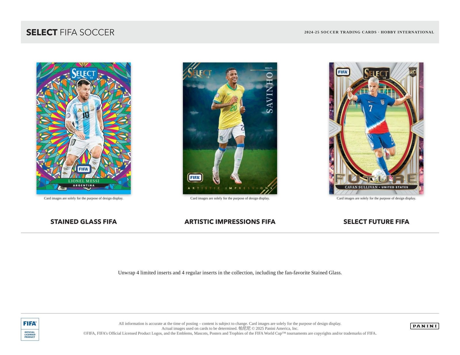 2024/25 Panini Select FIFA Soccer International Hobby - Image 9
