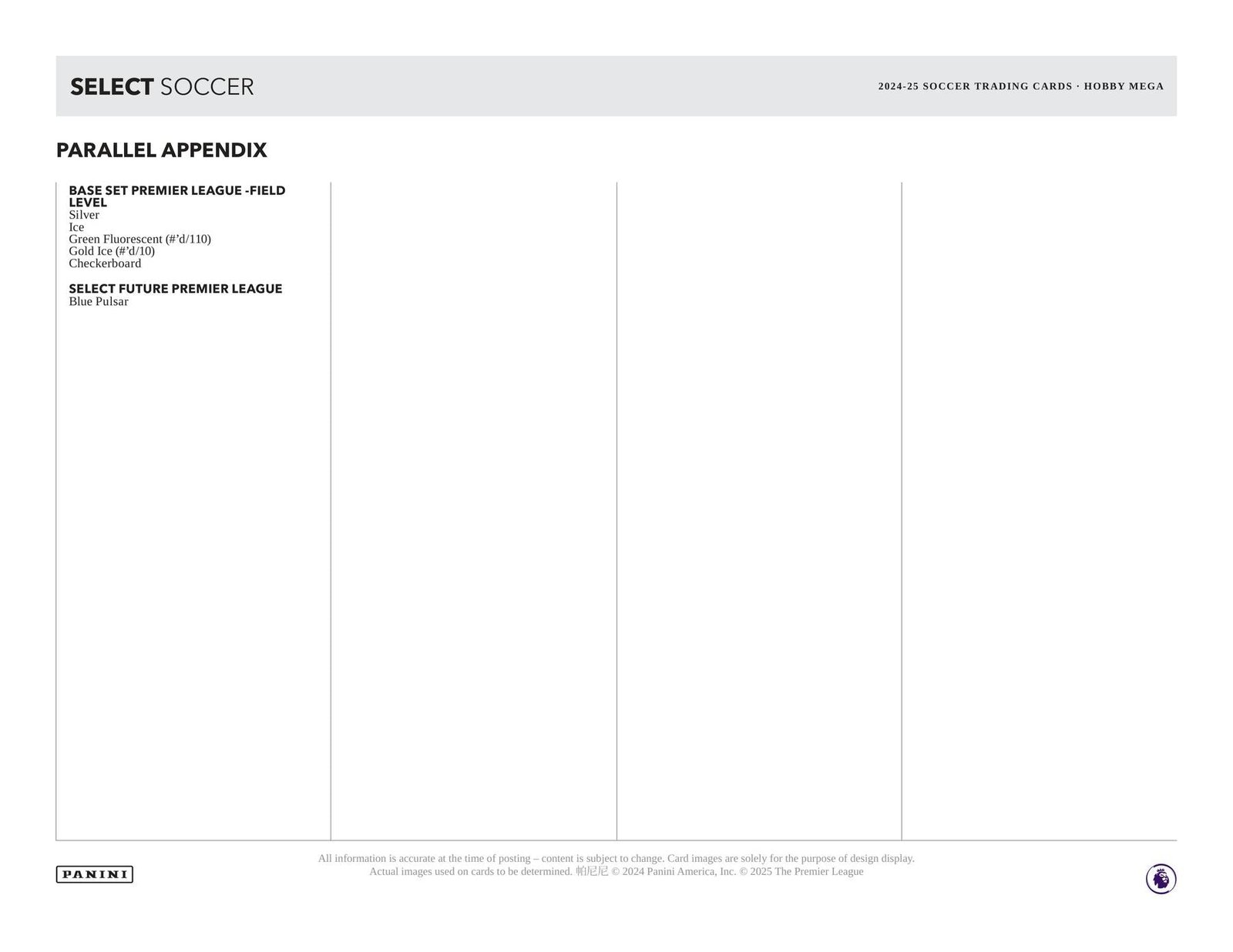 2024/25 Panini Select Premier League EPL Soccer Hobby Mega - Image 6