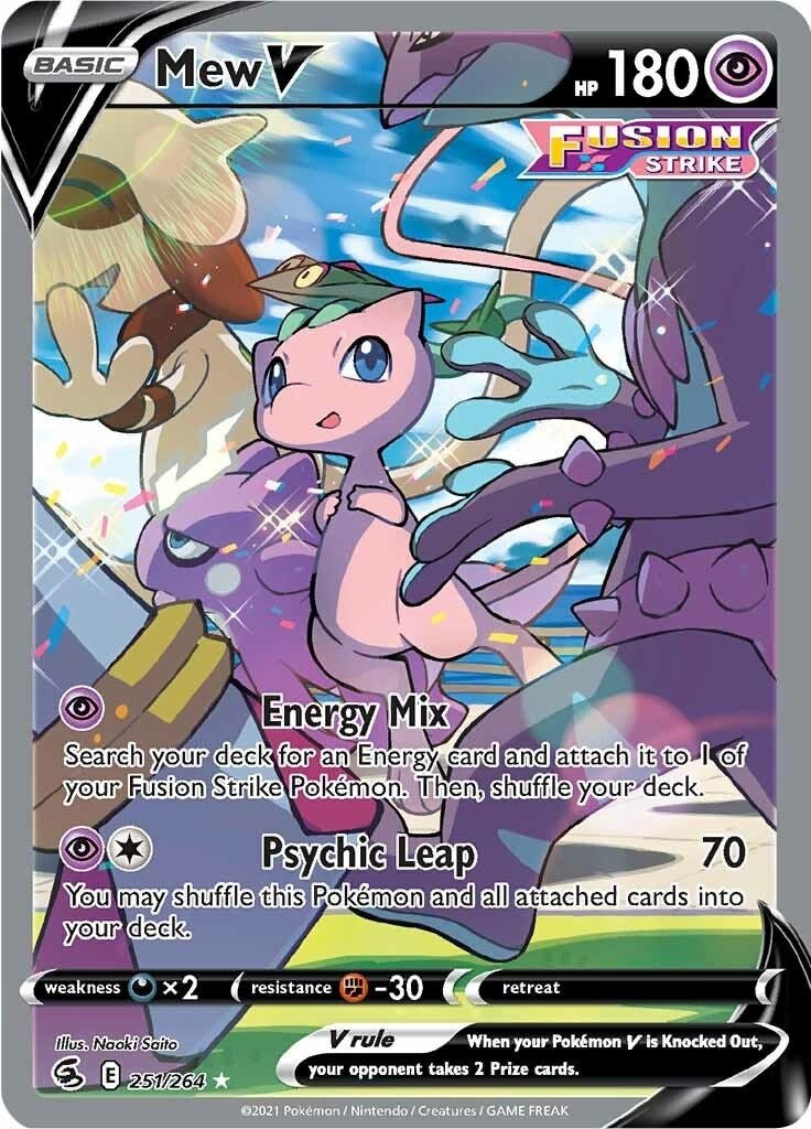 Mew V (Alternate Full Art) (251) (SWSH08)