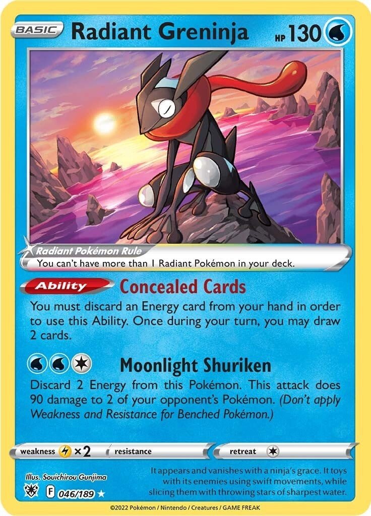 Radiant Greninja (46) (SWSH10)