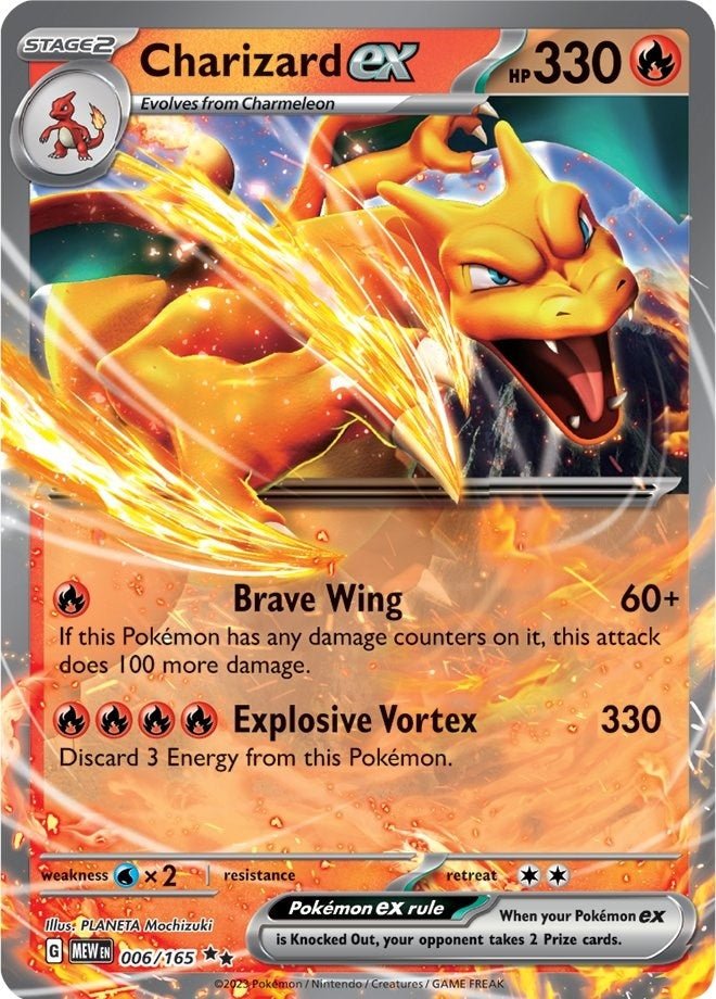 Charizard ex – 006/165 (6) (MEW)