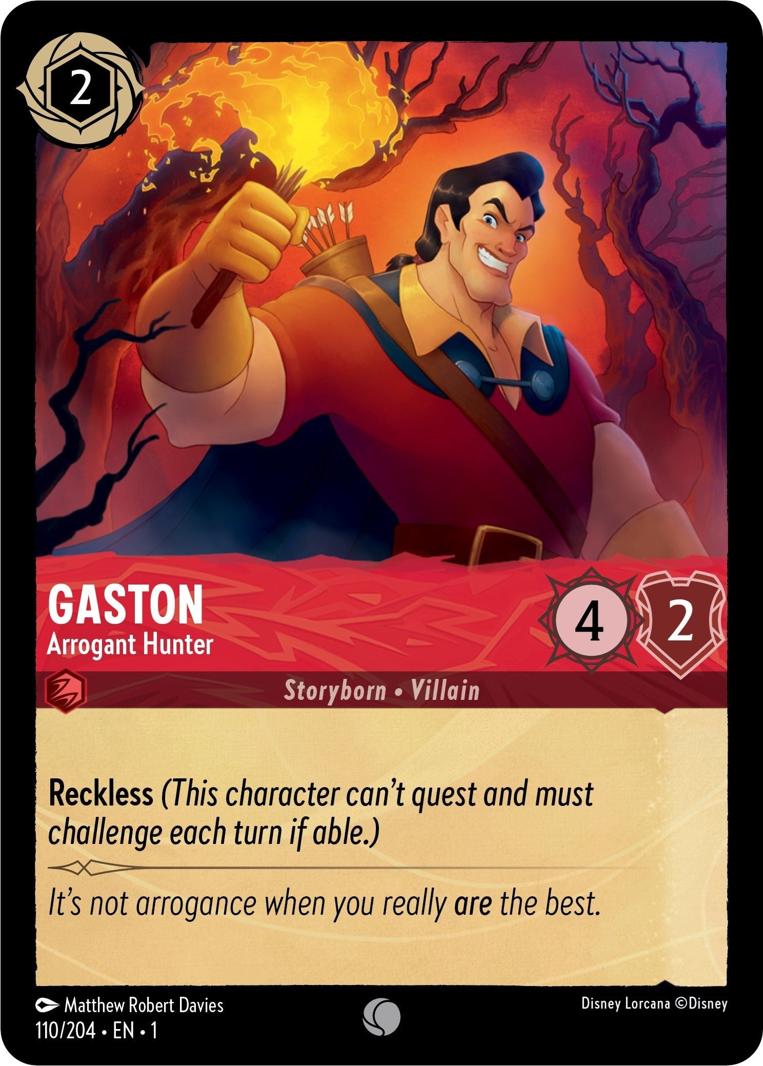 Gaston – Arrogant Hunter (110) (1)