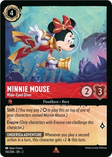Minnie Mouse – Wide-Eyed Diver (114) (2)