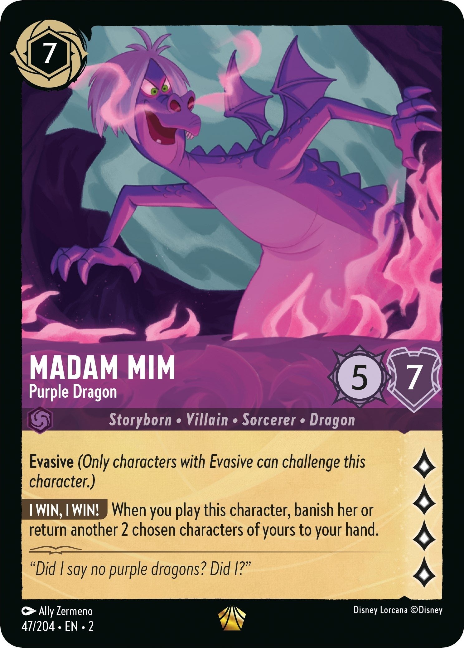 Madam Mim – Purple Dragon (47) (2)