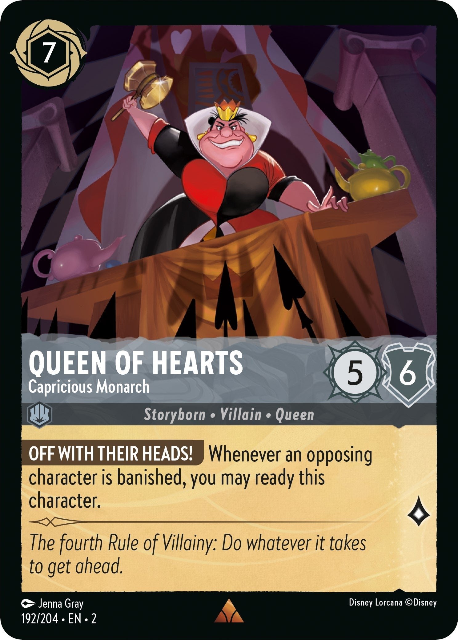 Queen of Hearts – Capricious Monarch (192) (2)