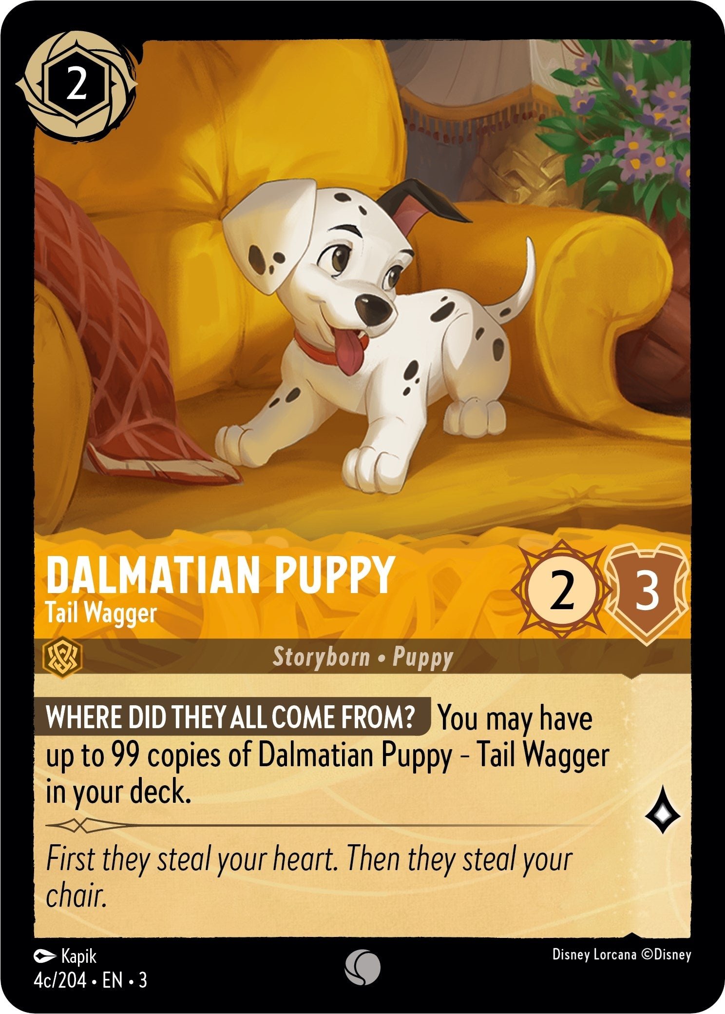 Dalmatian Puppy – Tail Wagger (4c/204) (4) (3)