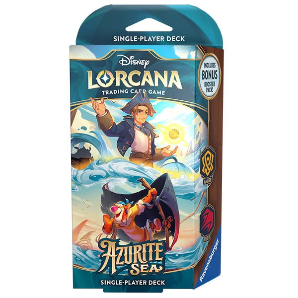 Disney Lorcana TCG: Azurite Sea – Starter Deck – Amber & Ruby