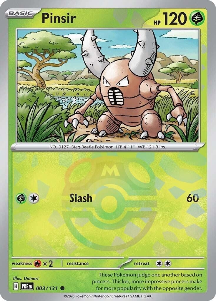 Pinsir (Master Ball Pattern) (003/131)