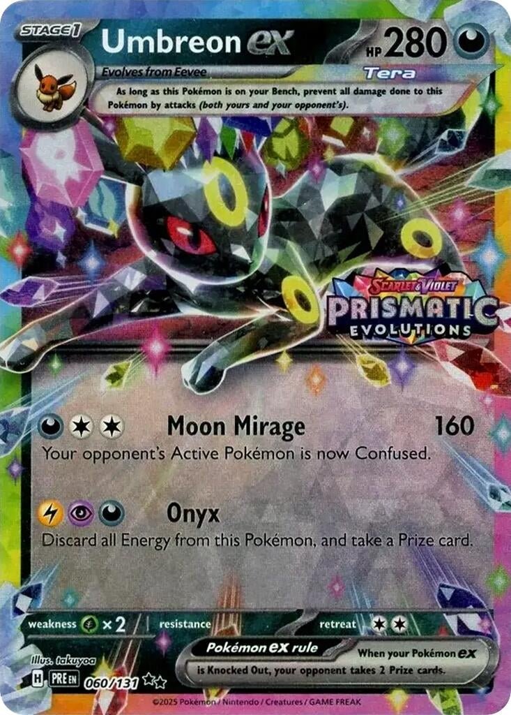 Umbreon ex – 060/131 (Prismatic Evolutions Stamp) (060/131) (MCAP)