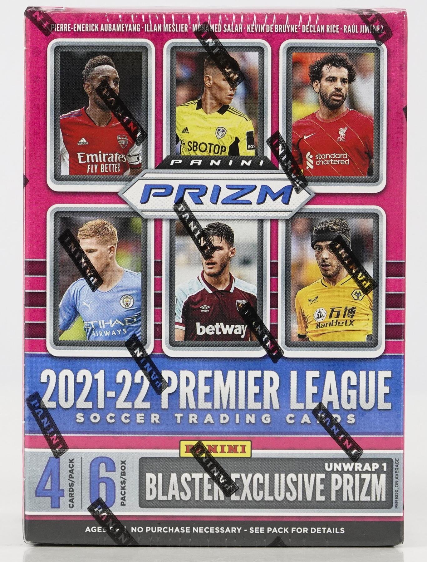2021/22 Panini Prizm Premier League EPL Soccer 6-Pack Blaster - Image 2