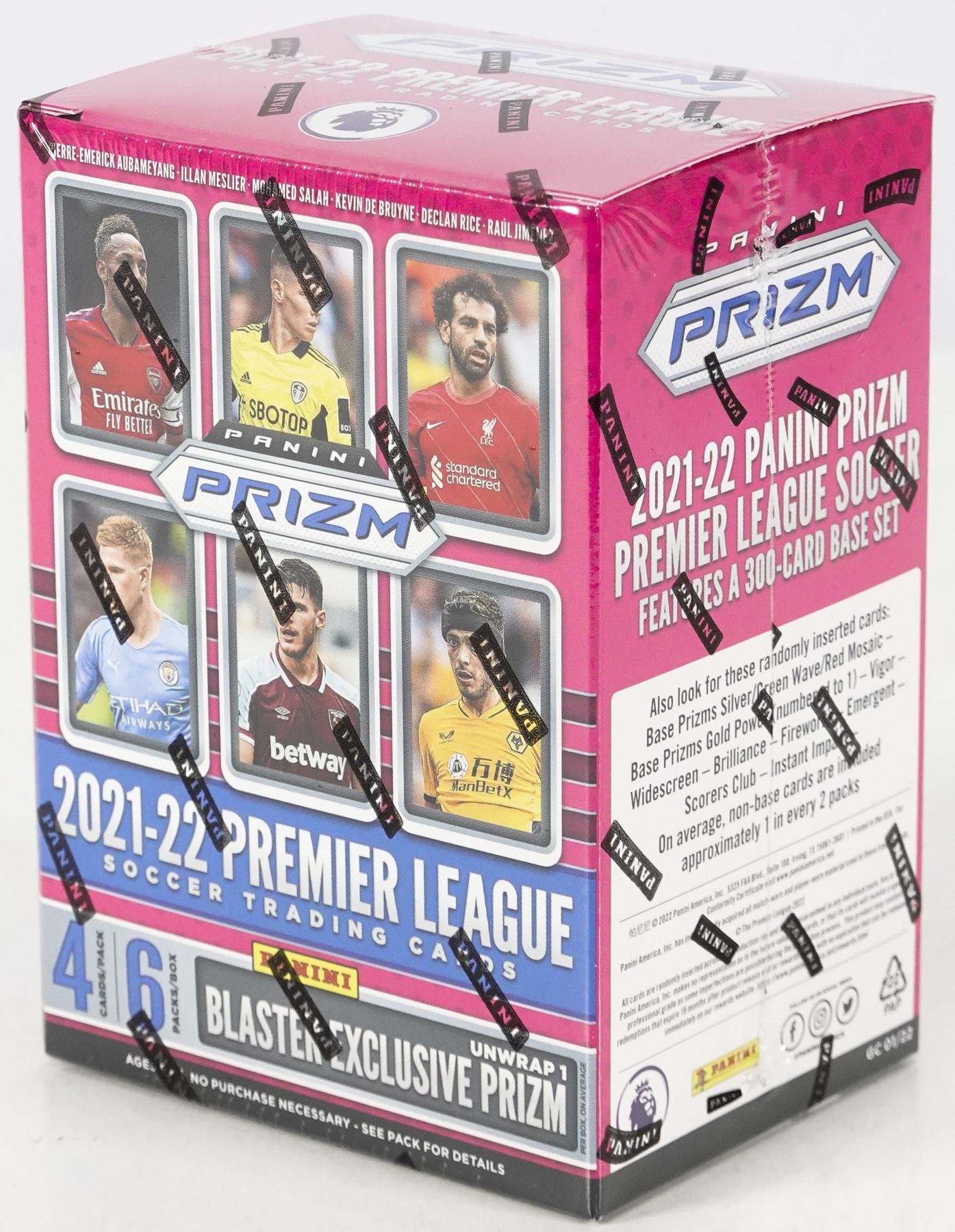 2021/22 Panini Prizm Premier League EPL Soccer 6-Pack Blaster - Image 7