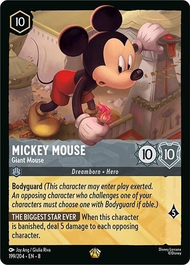 Mickey Mouse – Giant Mouse (199/204) [Reign of Jafar]