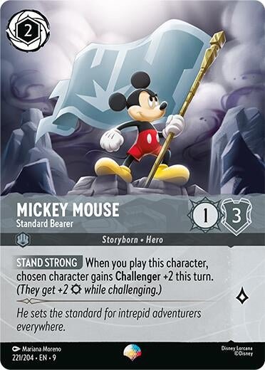 Mickey Mouse – Standard Bearer (Epic) (221/204) (Fabled) (9)
