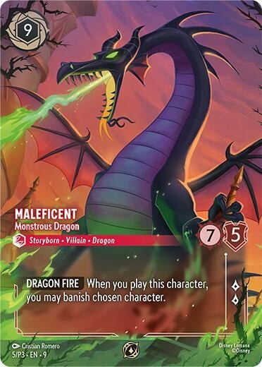 Maleficent – Monstrous Dragon (Store Championship) (5) (DLPC)