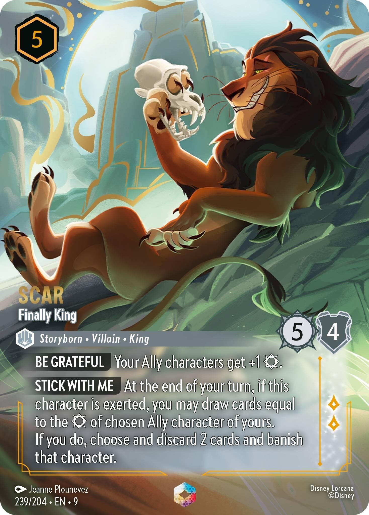 Scar – Finally King (Enchanted) (239/204) (9)