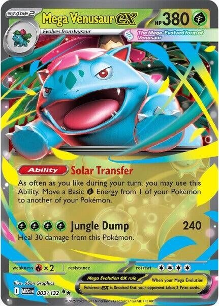 Mega Venusaur ex (003/132) (ME01: Mega Evolution) (MEG)