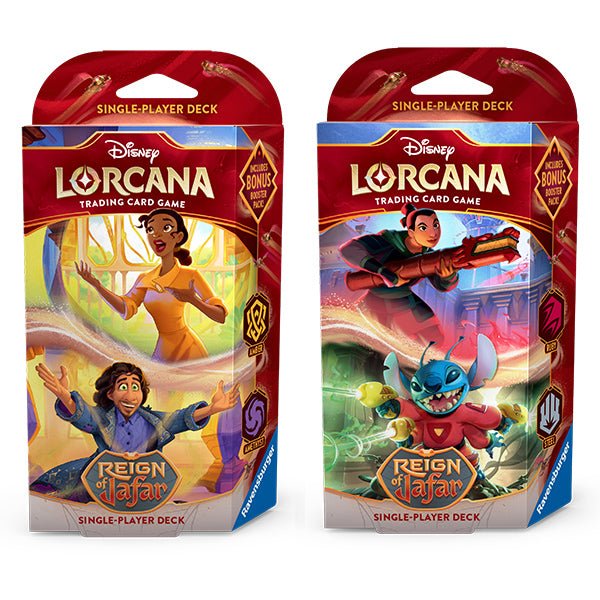 Disney Lorcana TCG: Reign of Jafar – Starter Deck (Set of 2)