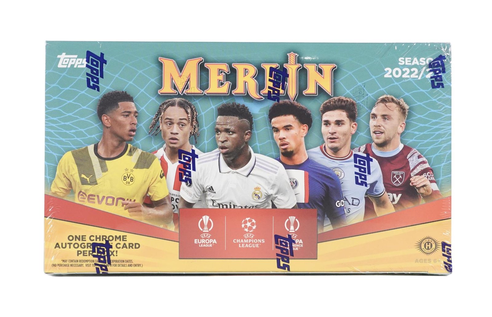 2022/23 Topps UEFA Club Competitions Merlin Chrome Soccer Hobby - Image 2