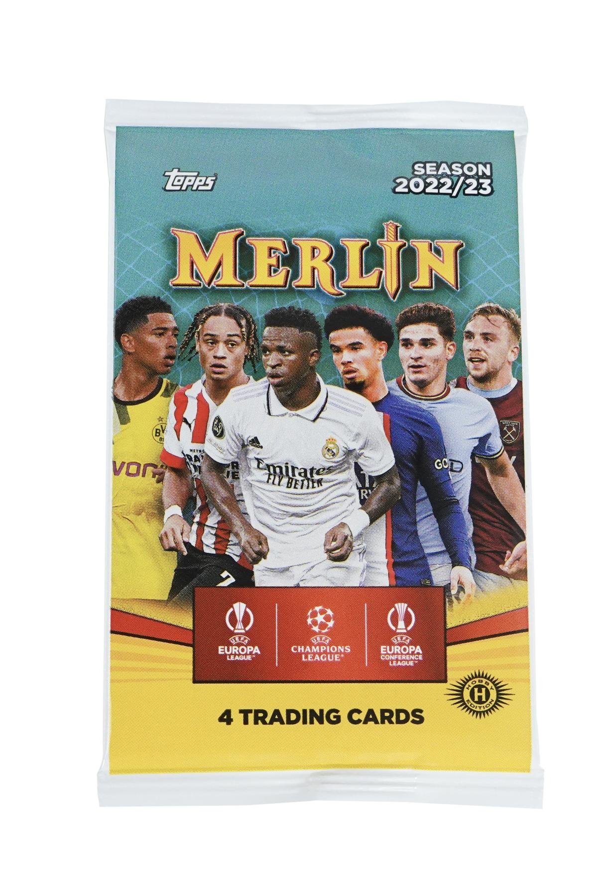 2022/23 Topps UEFA Club Competitions Merlin Chrome Soccer Hobby - Image 3