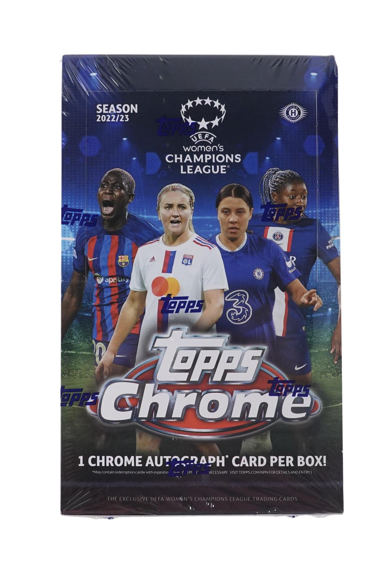 2022/23 Topps Chrome UEFA Women's Champions League Soccer Hobby - Image 2